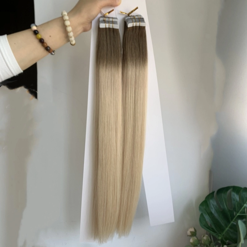 Best-brown-ombre-blonde-tape-in-hair -extensions-human-hair(6).webp